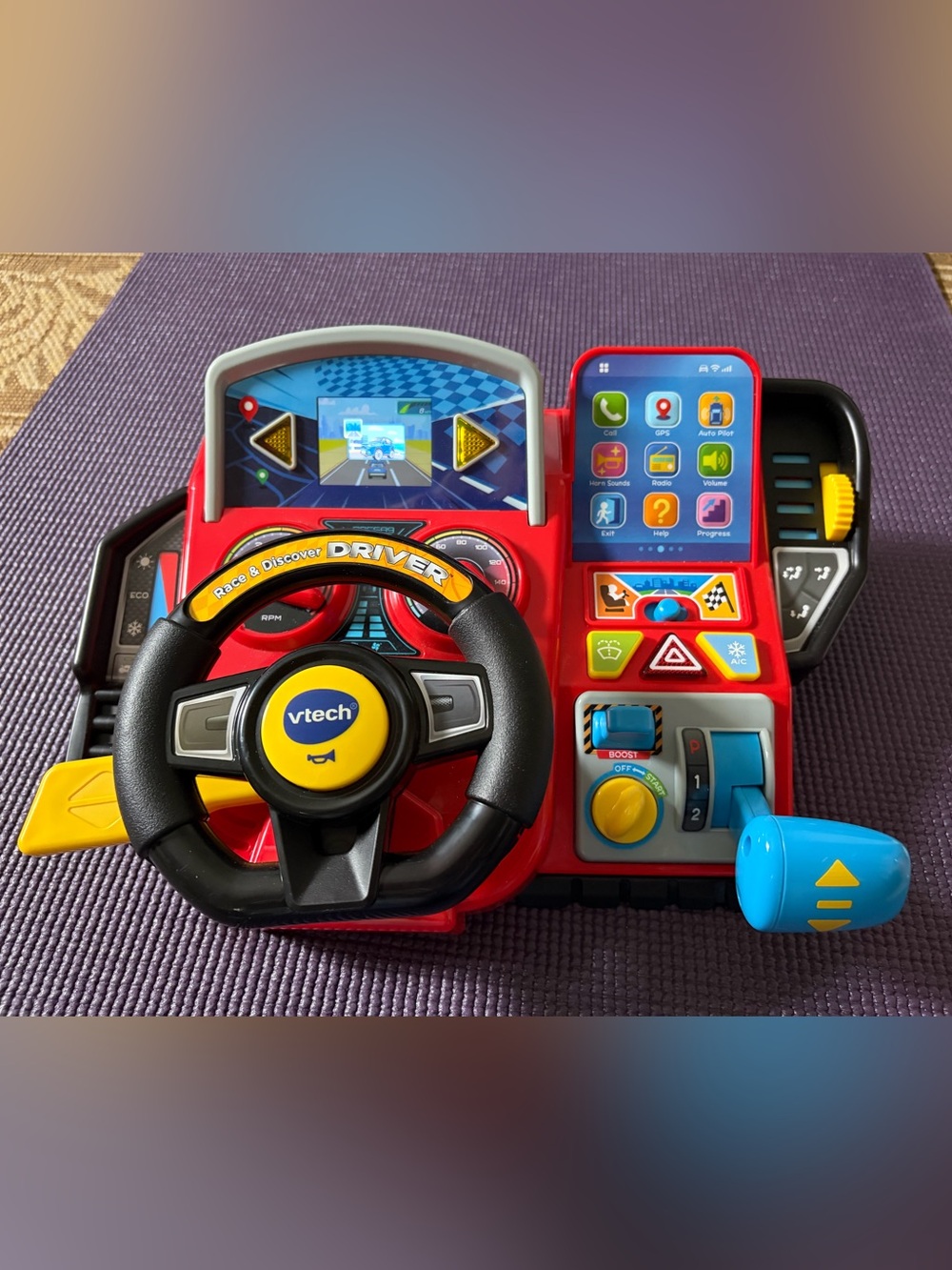 🎮VTech Race and Discover Driver Toy - Interactive Kids Game EUC